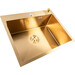 Кухонная мойка Valeso Handmade PVD Gold SP000051938 (60x50 см, золото, 3.0/0.8 мм, c дозатором и сифоном), Доступные размеры: 60 x 50, Цвет производителя: золото, Тип поверхности: PVD, фото 