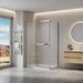 Душевая кабина Domospa by Ravak Elegance ESDPS-120/80 (RKUC500018, 120x80 см, стекло прозрачное, профиль хром), Доступные размеры: 120 x 80, Цвет производителя: прозрачное стекло, отделка хром, фото 4