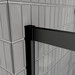 Душевая кабина Domospa by Ravak Slide SLCP4-90 (RKUC500027, 90x90 см, стекло прозрачное, профиль черный матовый), Цвет производителя: прозрачное стекло, отделка черная матовая, фото 6