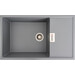 Мийка для кухні Valeso Diamond 8650 (SP000047070, 86х50 см, сірий мусон), Колір виробника: сірий мусон, фото 
