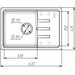 Мойка для кухни Valeso Liana 6243 (SP000047276, 62х43 см, титан), Цвет производителя: титан, фото 7