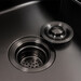 Кухонная мойка Valeso Handmade PVD SP000045065 (60x50 см, черная матовая, 3.0/0.8 мм, c дозатором и сифоном), Доступные размеры: 60 x 50, Цвет производителя: черный матовый, Тип поверхности: PVD, фото 5