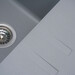 Мийка для кухні Valeso Liana 6243 (SP000047438, 62х43 см, сірий металік), Колір виробника: сірий металік, фото , изображение 3
