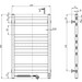 Електрична рушникосушарка Navin Авангард Sensor 12-728153-4880 (480x800, золото матове, ліва, сенсорна, з таймером), Доступні розміри: 480 x 800, Колір виробника: золото матове, Підключення рушникосушарки: ліве, фото , изображение 4