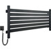 Електрична рушникосушарка Navin Largo Sensor Wi-Fi 12-244155-1150 (1100x500, чорний муар, ліва, сенсорна, з таймером), фото , изображение 7