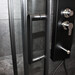 Душевая кабина Dusel EF-182B Black Matt 518291 (90x90 см, стекло прозрачное, профиль черный матовый), фото 6