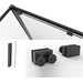 Душевая кабина Dusel DSL194B Black Matt 519411 (100x100 см, стекло прозрачное, профиль черный матовый), Доступные размеры: 100 x 100, Цвет производителя: прозрачное стекло, отделка черная матовая, фото 9