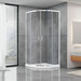 Душевая кабина Dusel А-511 551191 (90x90 см, стекло прозрачное, профиль хром), Доступные размеры: 90 x 90, Цвет производителя: прозрачное стекло, отделка хром, фото 