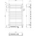 Електрична рушникосушарка Navin Авангард Sensor 12-928153-4880 (480x800, антрацит, ліва, сенсорна, з таймером), Доступні розміри: 480 x 800, Колір виробника: антрацит, Підключення рушникосушарки: ліве, фото , изображение 7