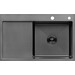 Кухонная мойка Kroner KRP Schwarze 7849RHM PVD (Schwarze-7849RHM, 78x49 см, 3.0/1.0 мм, с коландером и сифоном), Доступные размеры: 78 x 49 R, фото 2