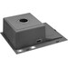 Кухонная мойка Kroner KRP Gebürstet 6350LHM (Geburstet-6350LHM, 63x50 см, 3.0/1.0 мм, с коландером и сифоном), Доступные размеры: 63 x 50 L, фото 8