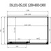 Душевая кабина Dusel DSL191B+195B Black Matt 519128 (120x80 см, стекло прозрачное, профиль черный матовый), фото 7