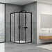 Душевая кабина Dusel EF-182B Black Matt 518291 (90x90 см, стекло прозрачное, профиль черный матовый), фото 7