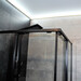 Душевая кабина Dusel DSL194B Black Matt 519411 (100x100 см, стекло прозрачное, профиль черный матовый), Доступные размеры: 100 x 100, Цвет производителя: прозрачное стекло, отделка черная матовая, фото 6