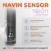 Електрична рушникосушарка Navin Retro Sensor 10-240133-5080 (500x800, чорний муар, ліва, сенсорна, з таймером), Доступні розміри: 500 x 800, Колір виробника: чорний муар, Підключення рушникосушарки: ліве, фото , изображение 4