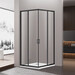 Душова кабіна Dusel А-513HB Black Matt 551329 (90x90 см, скло прозоре, профіль чорний матовий), Доступні розміри: 90 x 90, Колір виробника: прозоре скло, обробка чорна матова, фото 