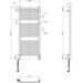 Електрична рушникосушарка Navin Авангард X Sensor Wi-Fi 12-272155-4812 (480x1200, чорний муар, ліва, сенсорна, з таймером), Доступні розміри: 480 x 1200, Колір виробника: чорний муар, Підключення рушникосушарки: ліве, фото , изображение 7