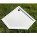 Душовий піддон Snail Белла White Glossy 132A100 (90x90 см, білий глянсовий), Доступні розміри: 90 x 90, Колір виробника: білий глянець, фото , изображение 5