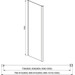 Душевая кабина Dusel A-518 A51810010 (100x100 см, стекло прозрачное, профиль хром), Доступные размеры: 100 x 100, Цвет производителя: прозрачное стекло, отделка хром, фото 4