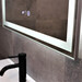 Зеркало для ванной комнаты Dusel DE-M0061S1 Silver 600624 (100x75 см, серебро, с LED-подсветкой, диммером, подогревом, часами и температурой), Доступные размеры: 100 x 75, Цвет производителя: серебро, фото 7