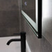 Зеркало для ванной комнаты Dusel DE-M0061S1 Black 600620 (100х75 см, черное с LED-подсветкой, подогревом, bluetooth, часами и температурой), Доступные размеры: 100 x 75, Цвет производителя: черный, фото 4