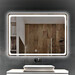 Зеркало для ванной комнаты Dusel DE-M3051 630511 (80x65 см, с LED-подсветкой и антизапотеванием), Доступные размеры: 80 x 65, фото 2