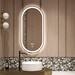 Зеркало для ванной комнаты Dusel DE-M4031D 640312 (60x120 см, с LED-подсветкой, диммером, подогревом, часами и температурой), фото 5