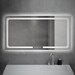 Зеркало для ванной комнаты Dusel DE-M3001 630011 (80x65 см, с LED-подсветкой, диммером, подогревом, часами и температурой), Доступные размеры: 80 x 65, фото 2