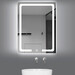 Зеркало для ванной комнаты Dusel DE-M3001 630017 (65x80 см, с LED-подсветкой, диммером, подогревом, часами и температурой), Доступные размеры: 65 x 80, фото 