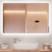 Зеркало для ванной комнаты Dusel DE-M3011 630113 (90x70 см, с LED-подсветкой и антизапотеванием), фото 3