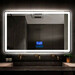 Зеркало для ванной комнаты Dusel DE-M3051 630517 (100х75 см, с LED-подсветкой, подогревом, bluetooth, часами и температурой), фото 2