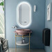 Зеркало для ванной комнаты Dusel DE-M4031D 640312 (60x120 см, с LED-подсветкой, диммером, подогревом, часами и температурой), фото 4
