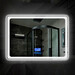 Зеркало для ванной комнаты Dusel DE-M3051 630517 (100х75 см, с LED-подсветкой, подогревом, bluetooth, часами и температурой), фото 4