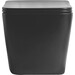 Безобідковий підвісний унітаз Dusel Cubis Black Matt DWHT10201030RВ (810302, чорний матовий, з сидінням), Колір виробника: чорний матовий, фото , изображение 9