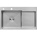 Кухонна мийка Kroner KRP Gebürstet 7848LHM (Geburstet-7848LHM, 78x48 см, 3.0/1.0 мм, з коландером та сифоном), Доступні розміри: 78 x 48 L, фото 