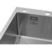 Кухонна мийка Kroner KRP Gebürstet 7848LHM (Geburstet-7848LHM, 78x48 см, 3.0/1.0 мм, з коландером та сифоном), Доступні розміри: 78 x 48 L, фото , изображение 5