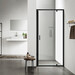 Душевые двери Dusel FА-518B Black Matt 451818 (80 см, стекло прозрачное, профиль черный матовый), Доступные размеры: 80, Цвет производителя: прозрачное стекло, отделка черная матовая, фото 3