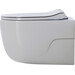 Безободковый подвесной унитаз Dusel Vortex DWHT10201230R (812301, воронкообразный, с сиденьем), фото 3