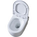 Безободковый подвесной унитаз Dusel Vortex DWHT10201230R (812301, воронкообразный, с сиденьем), фото 5