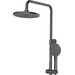 Душева система Dusel Milton Black 233440000 (чорна матова, з виливом), Колір виробника: чорний матовий, фото , изображение 4