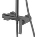 Душева система Dusel Milton Black 233440000 (чорна матова, з виливом), Колір виробника: чорний матовий, фото , изображение 3
