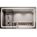 Зеркало для ванной комнаты Dusel DE-M3001 630012 (90x70 см, с LED-подсветкой и антизапотеванием), Доступные размеры: 90 x 70, фото 