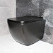 Безобідковий підвісний унітаз Dusel Cubis Black Matt DWHT10201030RВ (810302, чорний матовий, з сидінням), Колір виробника: чорний матовий, фото , изображение 8