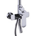 Душева система Dusel Dallas Chrome (273307000, хром, з виливом), Колір виробника: хром, фото , изображение 2