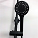 Душева система Dusel Lacio Black Matt 231355000 (чорна матова, з виливом), Колір виробника: чорний матовий, фото , изображение 7
