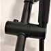 Душева система Dusel Lacio Black Matt 231355000 (чорна матова, з виливом), Колір виробника: чорний матовий, фото , изображение 5