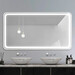 Зеркало для ванной комнаты Dusel DE-M0065D Silver 606509 (80x65 см, серебро, с LED-подсветкой и антизапотеванием), Доступные размеры: 80 x 65, Цвет производителя: серебро, фото 2