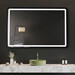 Зеркало для ванной комнаты Dusel DE-M0065D Black 606507 (120х75 см, черное, с LED-подсветкой, диммером, подогревом, часами и температурой), Доступные размеры: 120 x 75, Цвет производителя: черный, фото 3