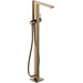 Змішувач для ванни Hansgrohe Tecturis E Brushed Bronze 73445140 (брашована бронза, підлоговий), Колір виробника: брашована бронза, фото 