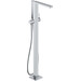 Змішувач для ванни Hansgrohe Tecturis E Chrome 73445000 (хром, підлоговий), Колір виробника: хром, фото 